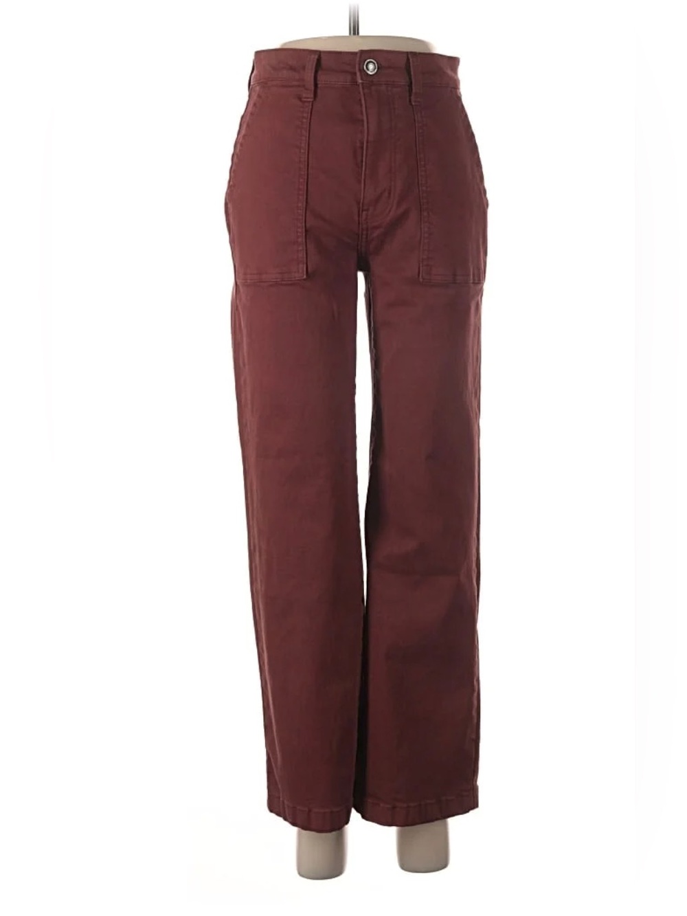 Studio Blue Dawn Wide Leg Utility Pant - size 33, wet clay